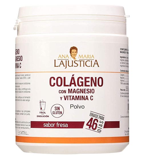 Ana Maria Lajusticia - Colágeno con magnesio y vit c – 350 gramos (sabor fresa)